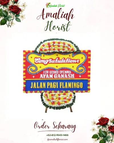 Bunga Papan Congratulation di Klego